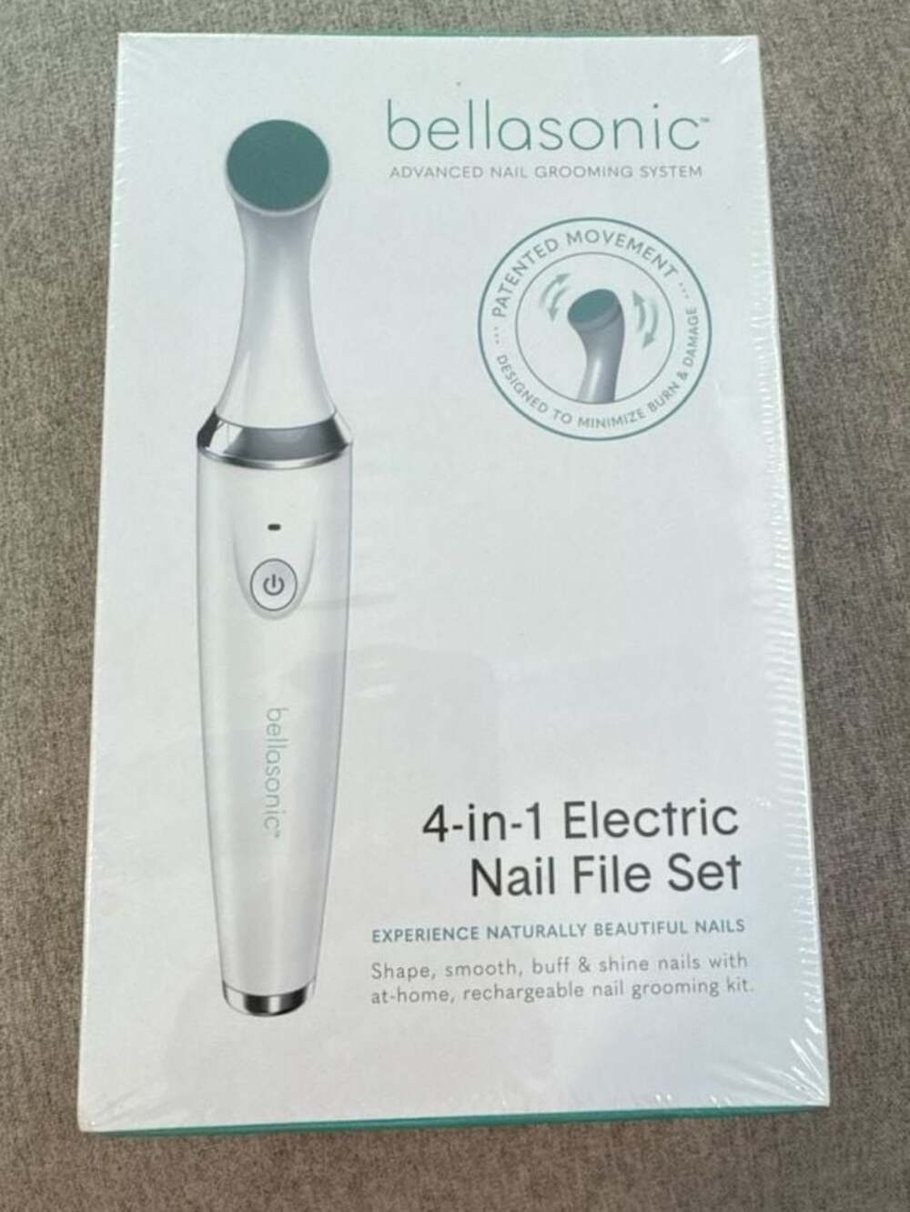 Bellasonic 4-in-1 Electric Nail File Set Advanced Nail Grooming System